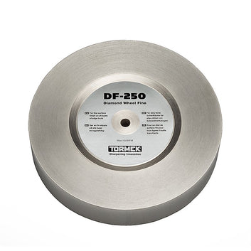 Tormek 200mm Fine Diamond Wheel 600 grit for versatile sharpening of steel, ceramic, and carbide tools.