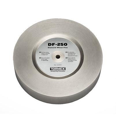 Tormek 200mm Fine Diamond Wheel 600 grit for versatile sharpening of steel, ceramic, and carbide tools.