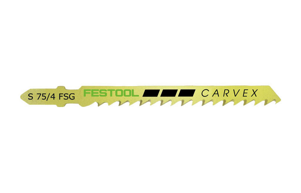 Festool Universal Jigsaw Blade S 75mm x 4mm FSG - 5 Pack