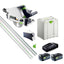Festool TSC 55K 18V 160mm Cordless Plunge Saw 5.2Ah XL Set in Systainer with 1400mm Rail