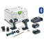 Festool TID/TPC 18V 2 Piece Impact Driver and 4 Speed Hammer Drill 4.0/5.0Ah Set in Systainer