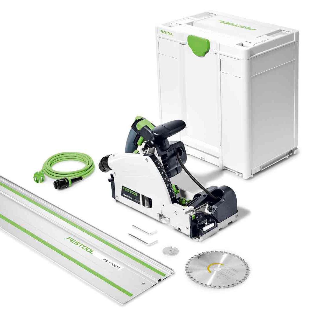 Festool TSV 60K 168mm Plunge Cut Scoring Saw in Systainer with 1900mm Rail