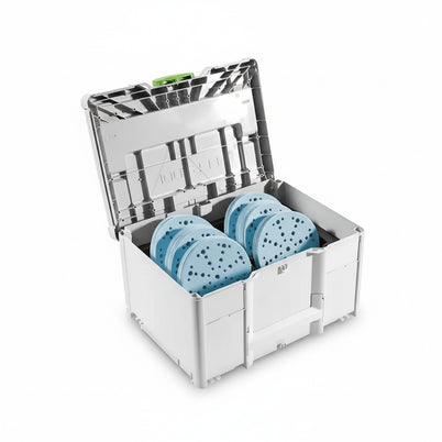 Granat Abrasive Disc Systainer Set 150mm 48 Hole