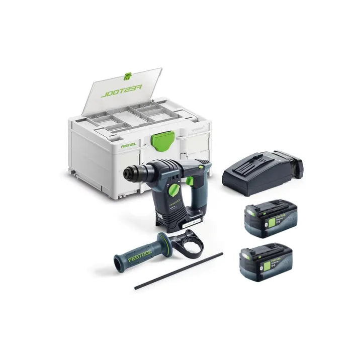 Festool BHC 18V Cordless Rotary Hammer 5.0Ah Bluetooth Set in Systainer