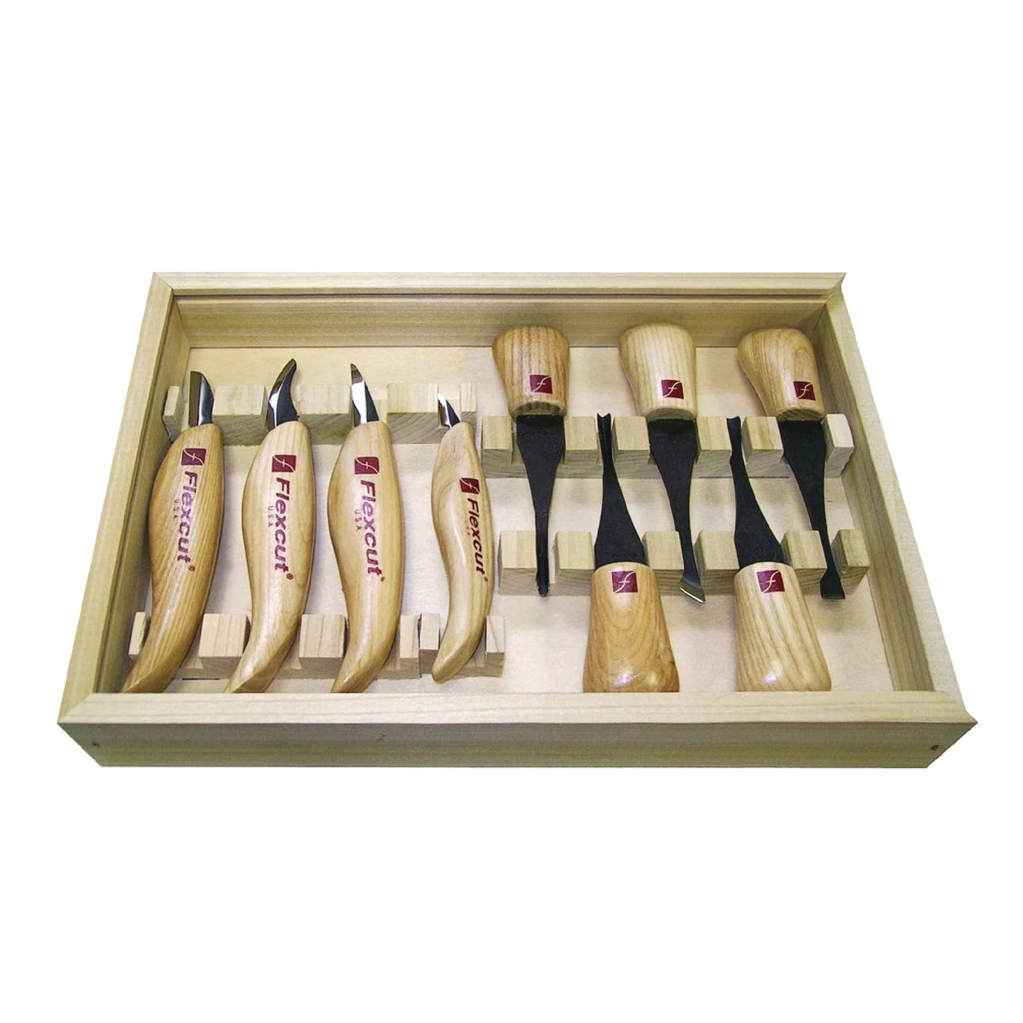 Flexcut Deluxe Palm & Knife Set