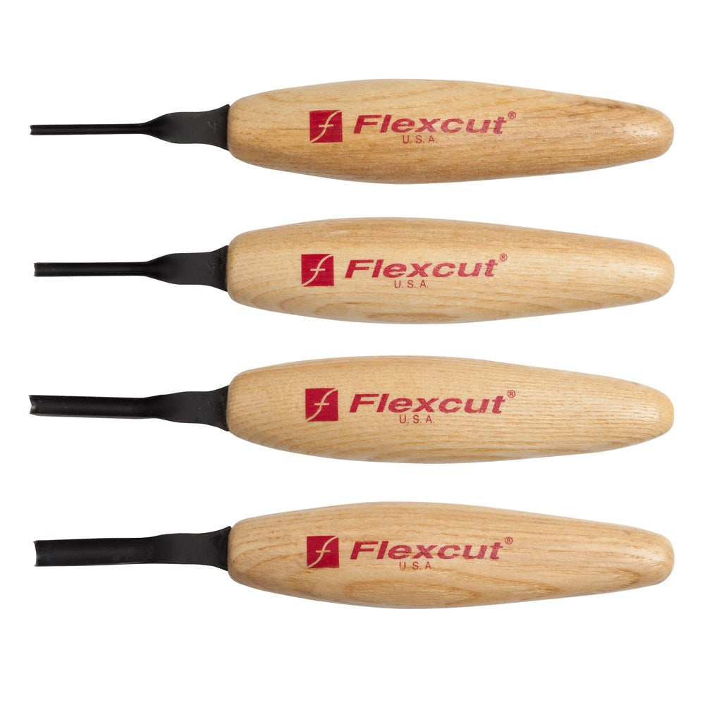 Flexcut Deep U Gouge Micro Tool Set