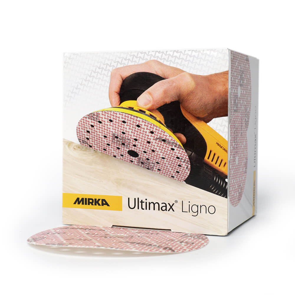 Mirka Ultimax Ligno Wood Sanding Discs 150mm - 100 Pack