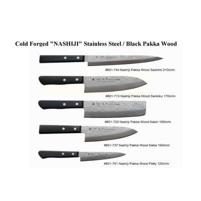 Topman Nashiji Japanese Santoku Knife - 170mm