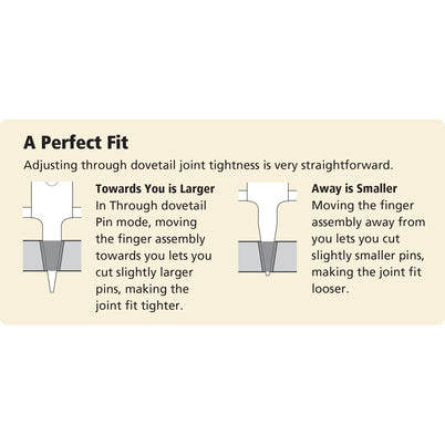 Leigh Through Dovetail Bit - 8° Angle 12.7mm Cut Depth