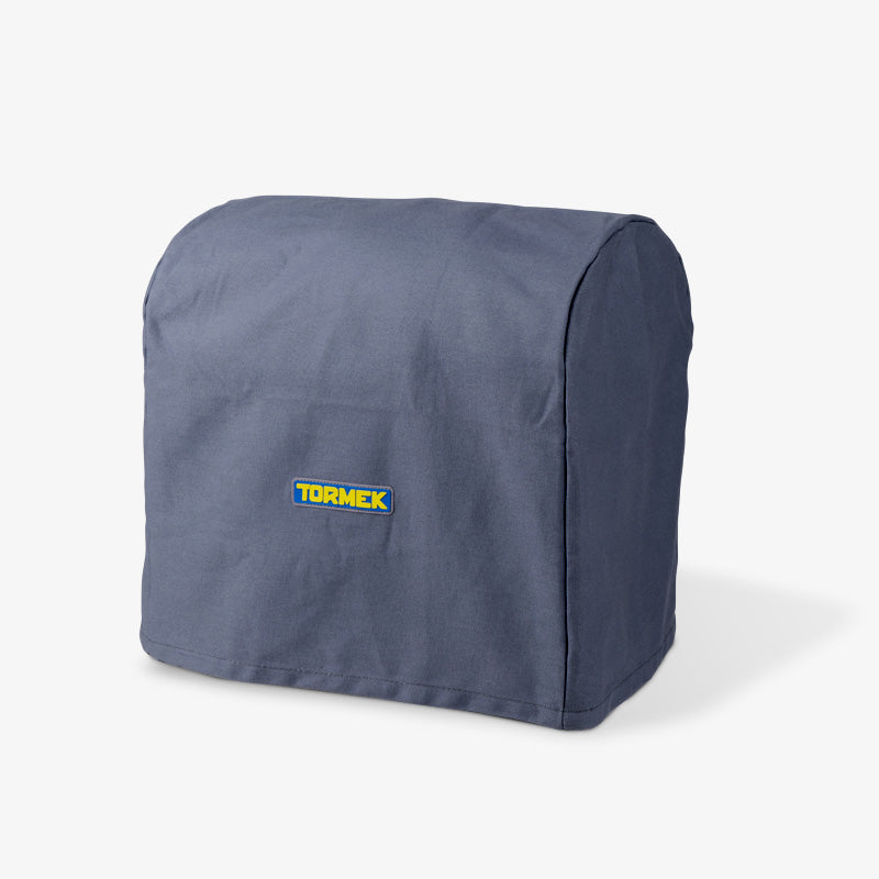 Tormek protective cover for keeping sharpening machines free from dust and debris.