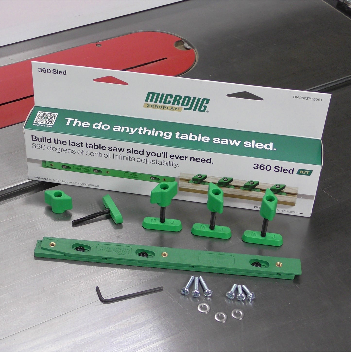 Microjig Zeroplay 360 sled kit