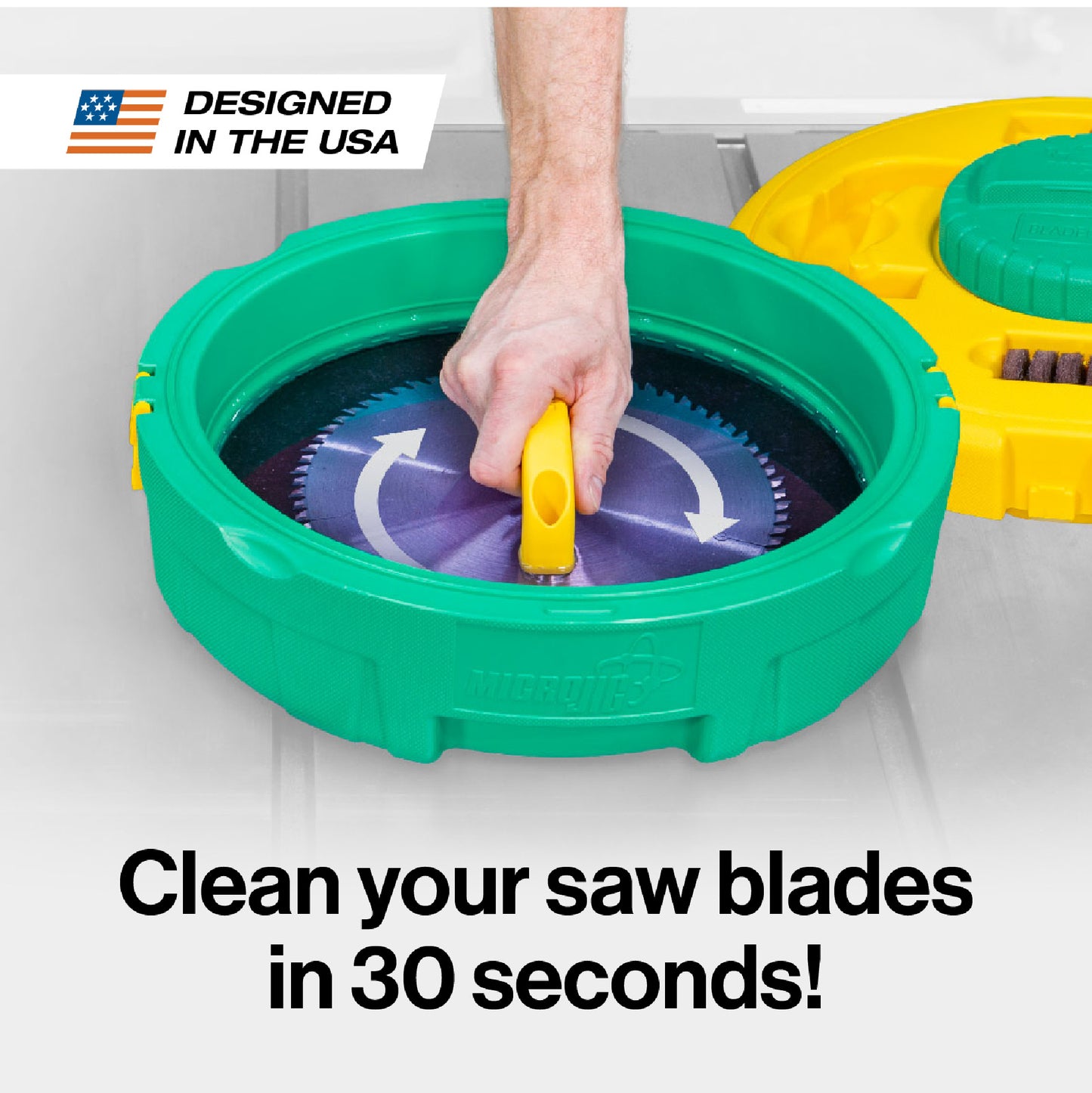 Microjig Bladeclean blade and bit cleaning system