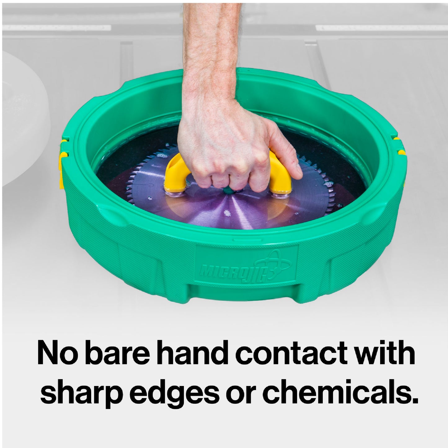 Microjig Bladeclean blade and bit cleaning system