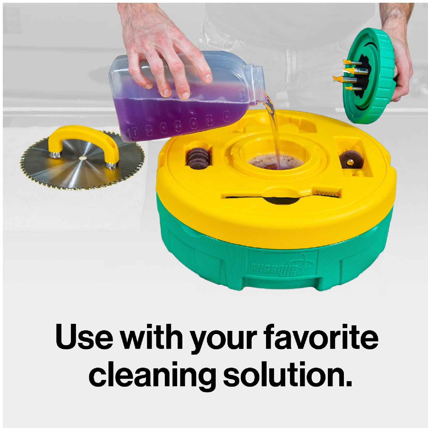 Microjig Bladeclean blade and bit cleaning system