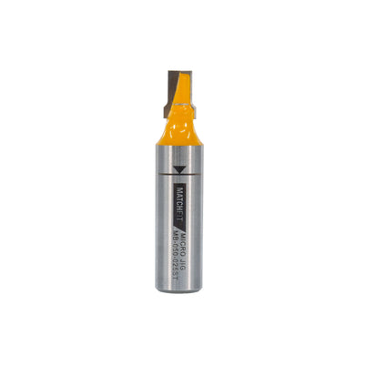 Microjig Matchfit clearance router bit 1/2in shank custom straight cutter