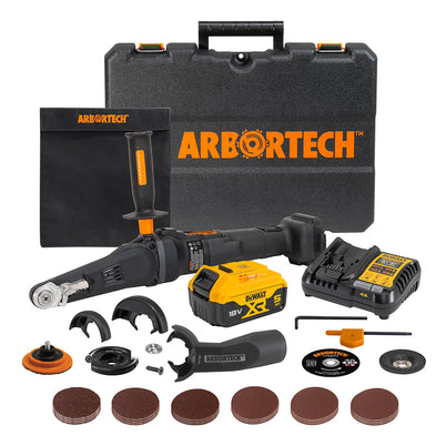Arbortech Mini Grinder MG1000 Base Unit with Battery, Charger & Woodworking Pack