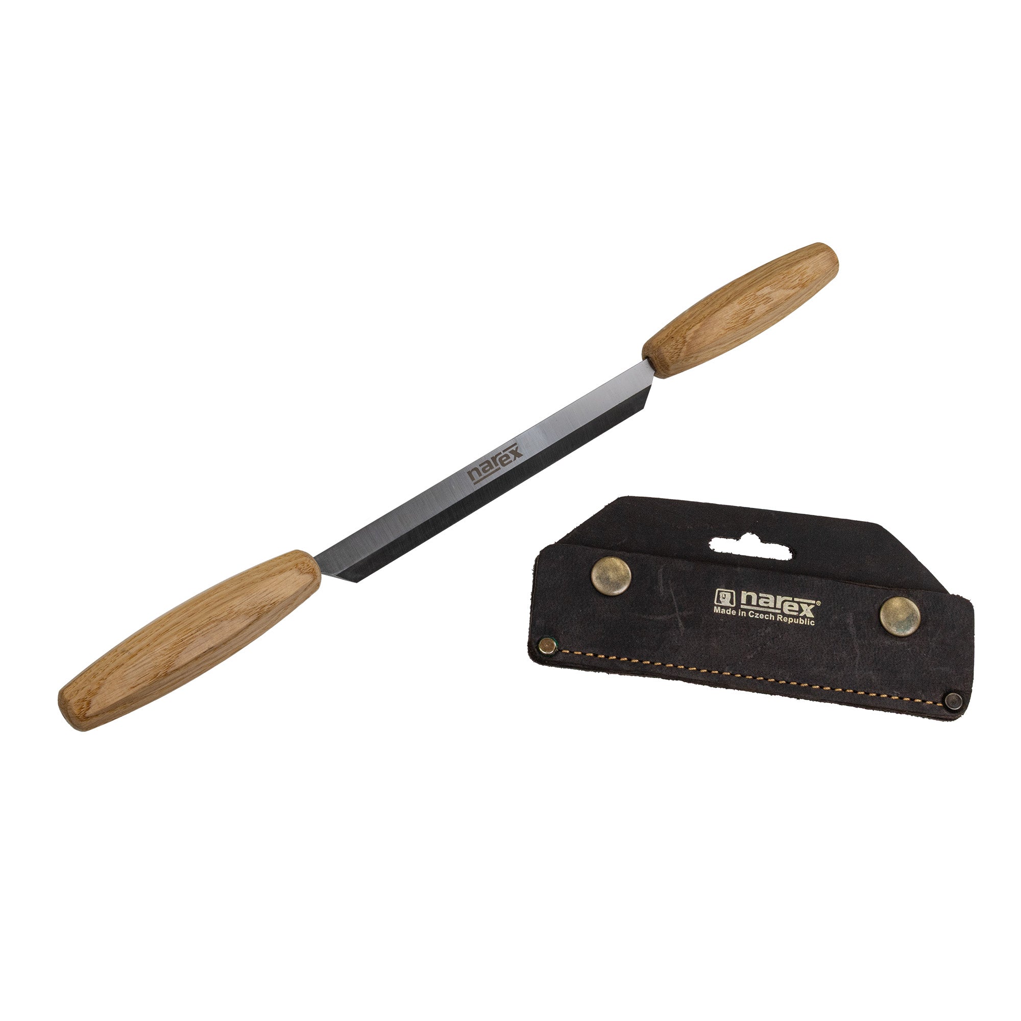 Narex Carving Drawknife 150mm Straight Blade and Handles