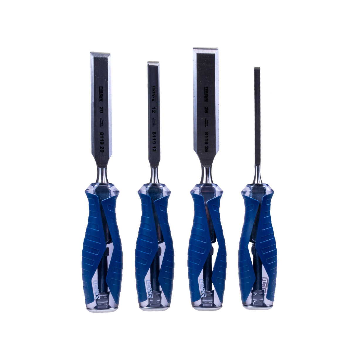 Narex Heavy Duty Impact Chisel 4 Piece Set