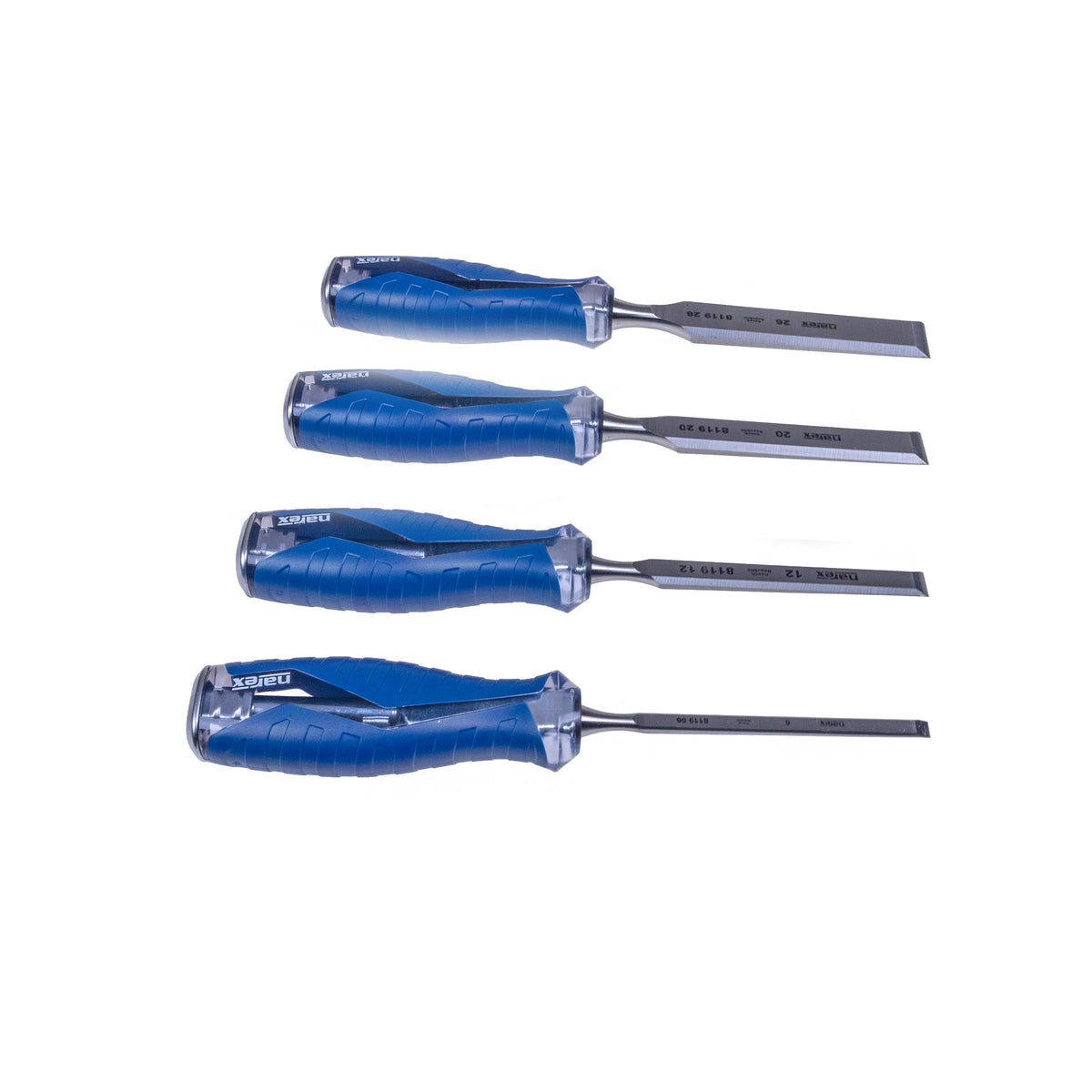 Narex Heavy Duty Impact Chisel 4 Piece Set