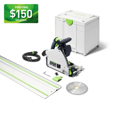 Festool TS 60K 168mm Plunge Cut Saw in Systainer with 1400mm Rail
