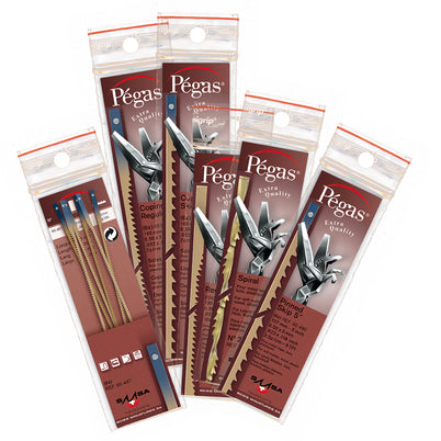 Pegas Skip Tooth Coping Blades - 18 TPI