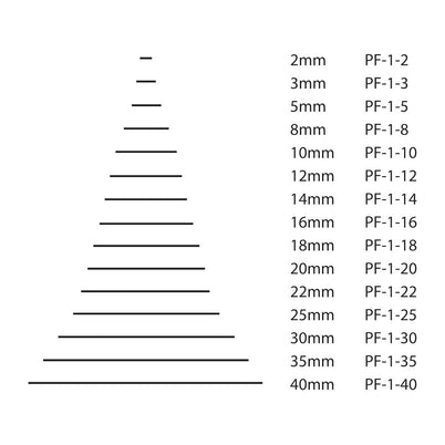 Pfeil Straight Double Bevel Chisel - 12mm - #1