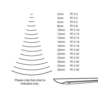 Pfeil Medium Chisel - 35mm - #5