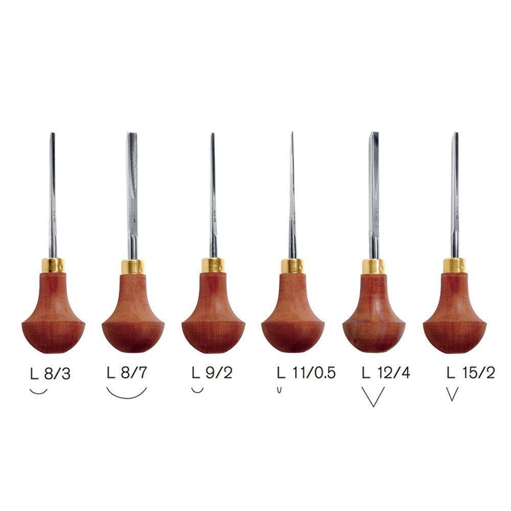 Pfeil Individual Lino Chisel - #15 sweep - V 45DEG  - 2mm