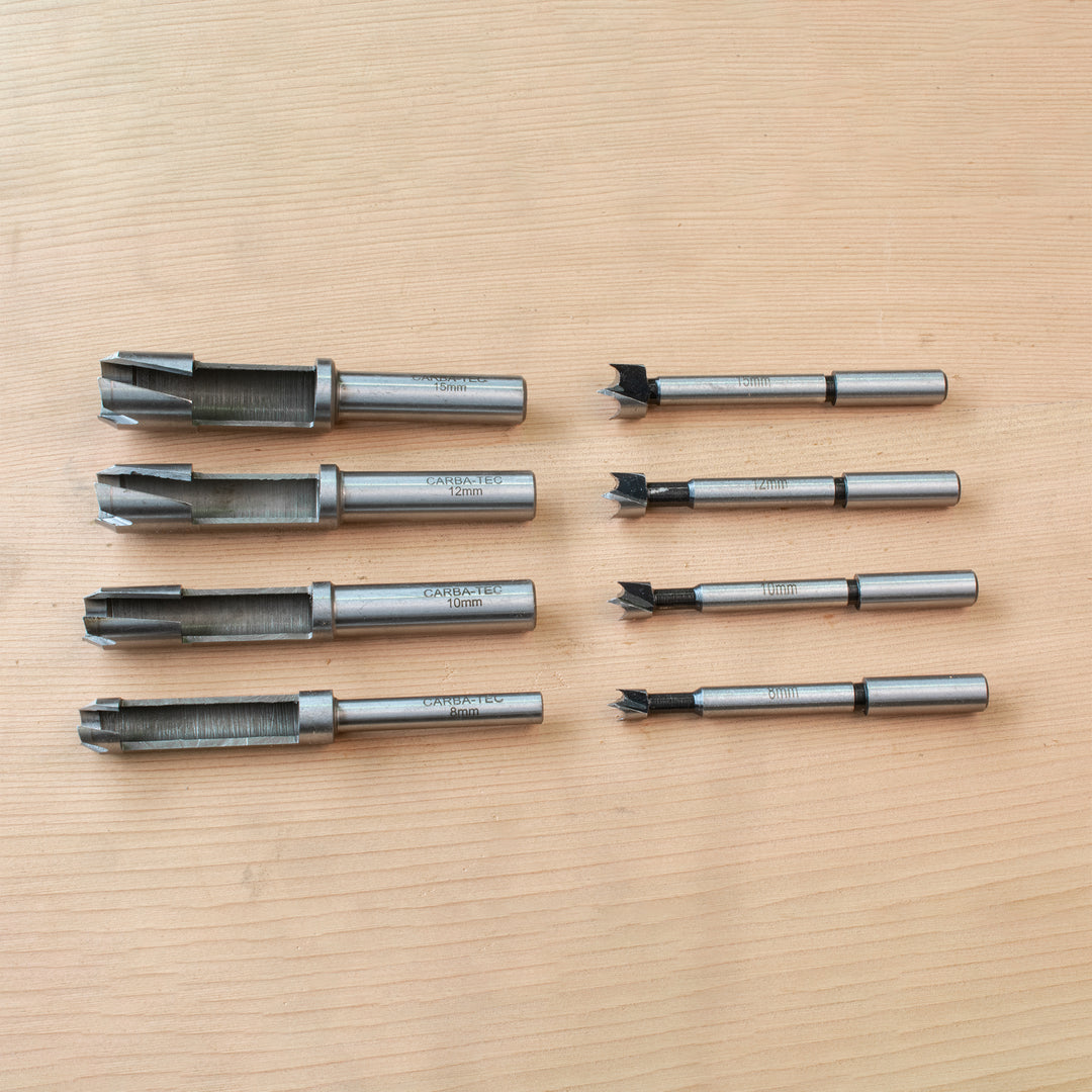 Buy Carbatec Drill & Barrel Plug 8pce cutter Set - Small by CARBATEC ...