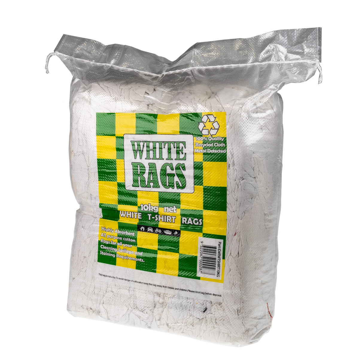 Buy White Cotton Rags 10kg by CARBATEC online - Carbatec