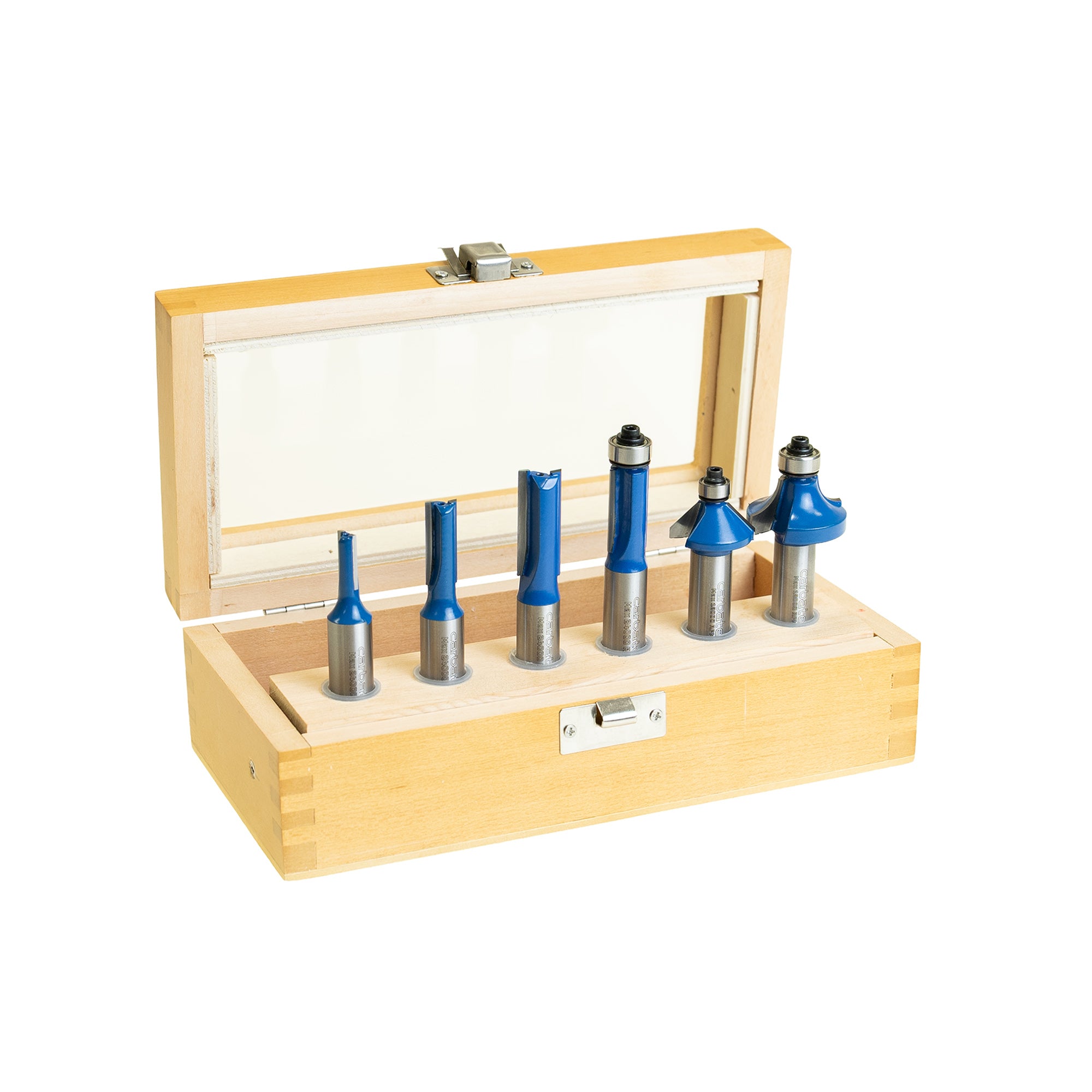 Carbatec 6 Piece Router Bit Set with 1/2" Shanks