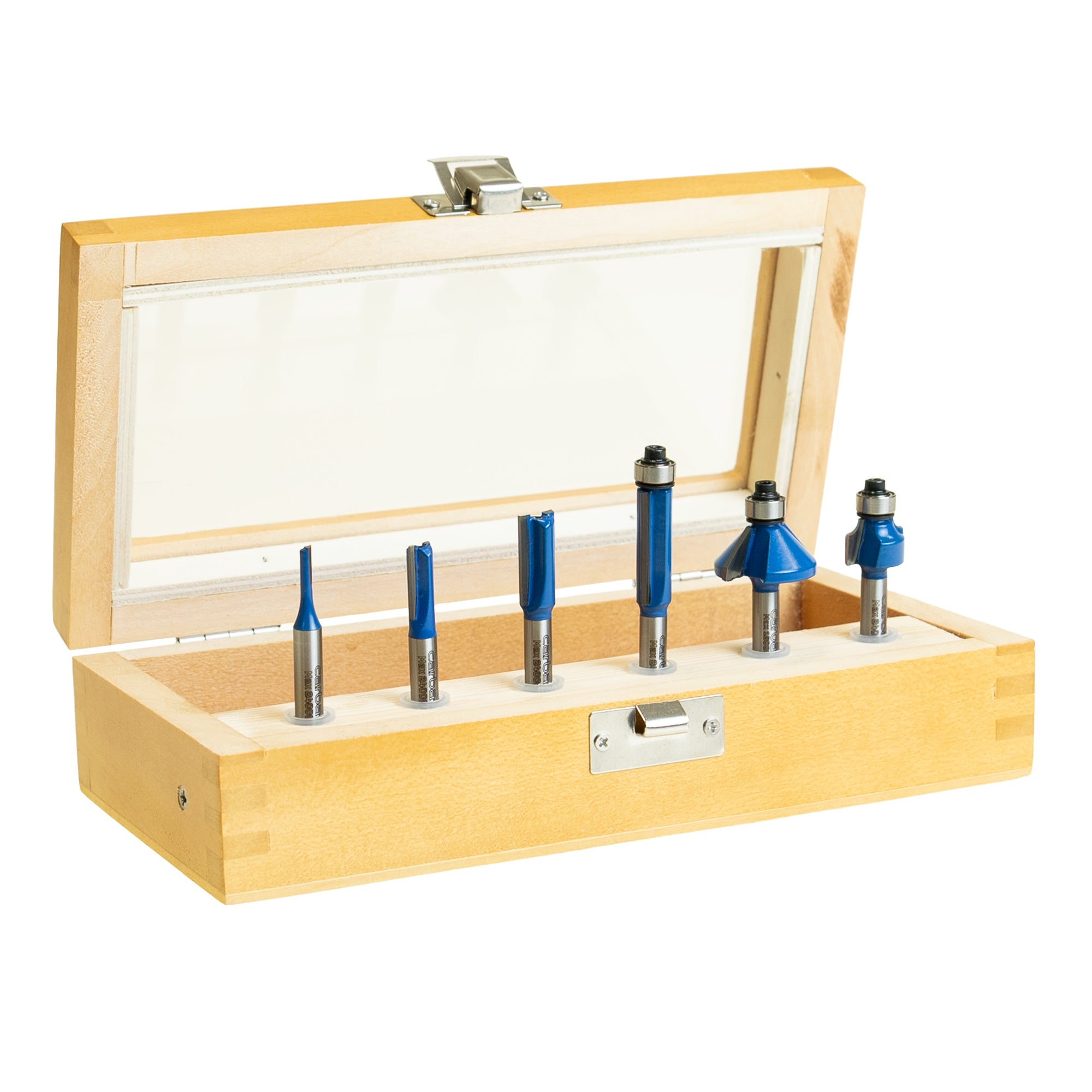 Carbatec 6 Piece Router Bit Set with 1/4" Shanks