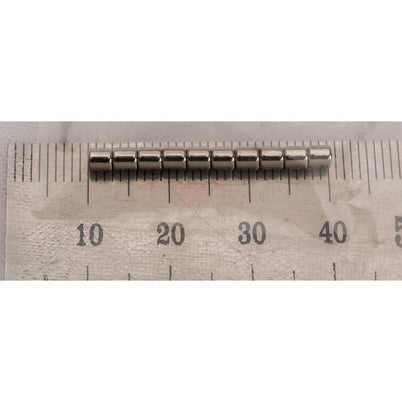 Carbatec Rare Earth Magnets - 3mm x 3mm - Pk 10