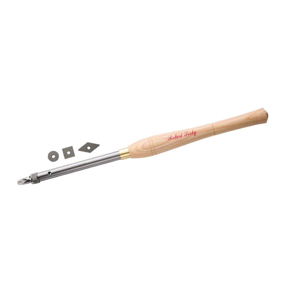 Robert Sorby TurnMaster Handled plus the Round, Detail Point and Square HSS Cutters