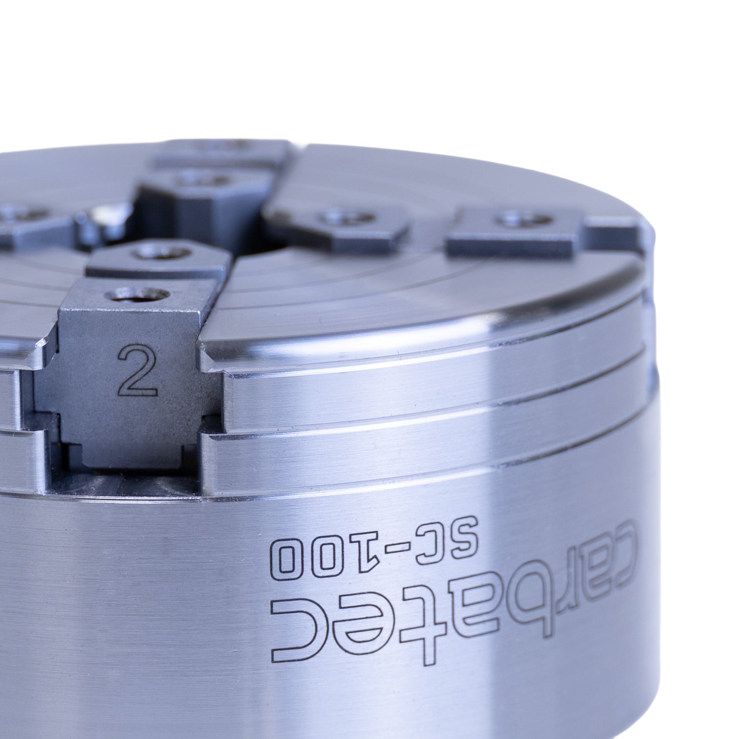Carbatec Professional 100mm Four Jaw Enclosed Gear Scroll Chuck
