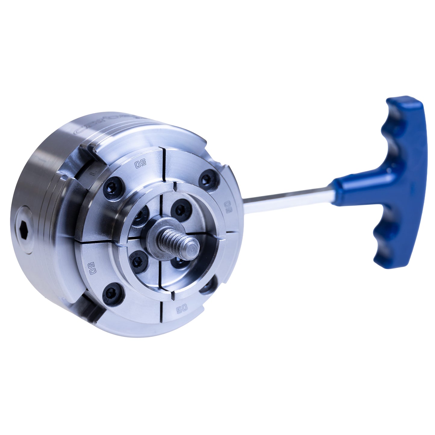 Carbatec Professional 100mm Four Jaw Enclosed Gear Scroll Chuck