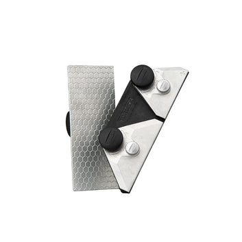 Tormek SC-60 Scissors Jig for precision sharpening of kitchen scissors and shears, with 60° angle setting, low-friction design, and secure clamping, compatible with Tormek T-2, T-4, and T-8.