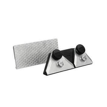 Tormek SC-60 Scissors Jig for precision sharpening of kitchen scissors and shears, with 60° angle setting, low-friction design, and secure clamping, compatible with Tormek T-2, T-4, and T-8.