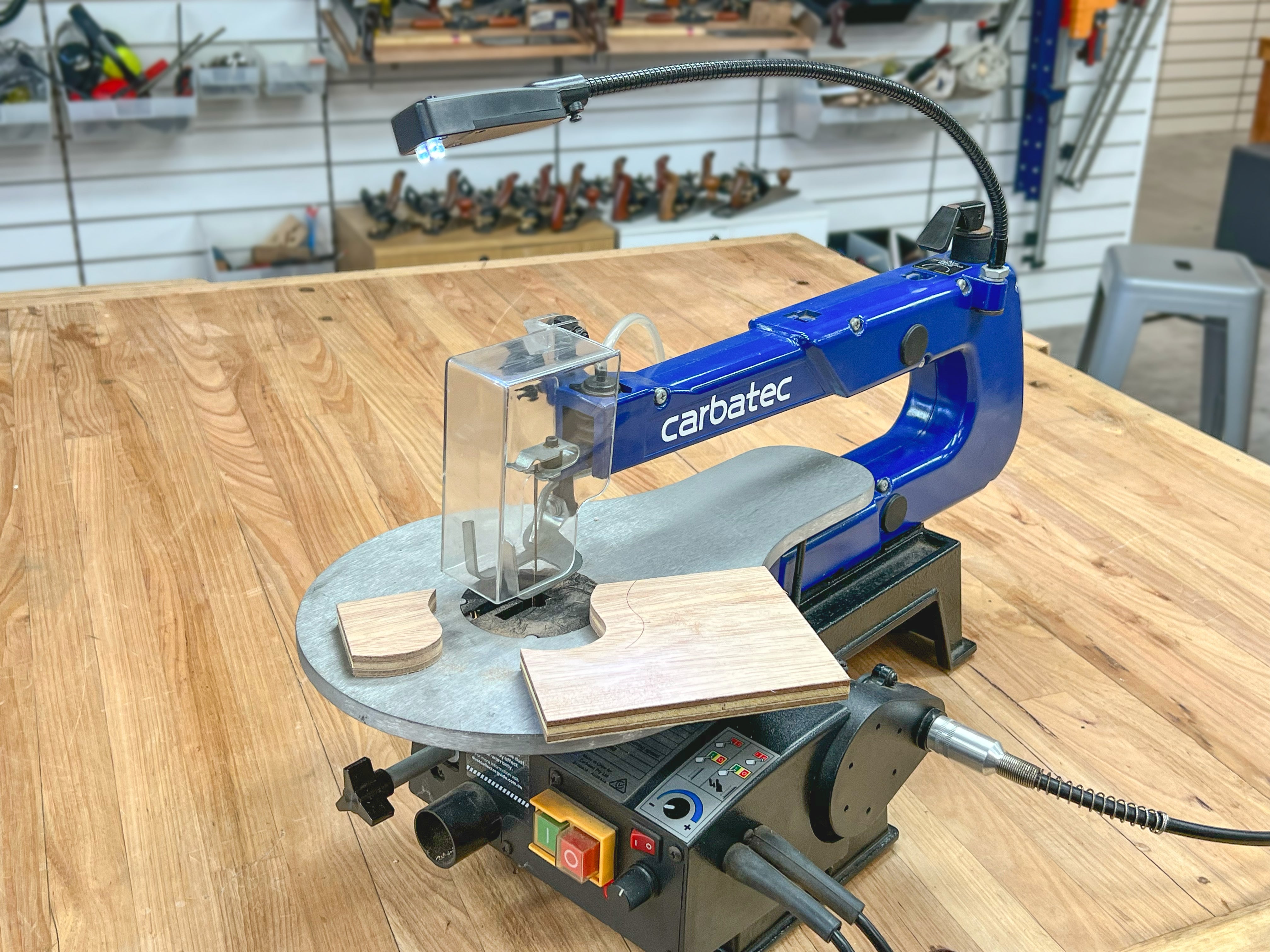 Buy Carbatec 400mm Variable Speed Scroll Saw with Rotary Tool by
