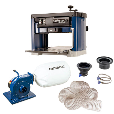 Carbatec Benchtop Thicknesser & Dust Collection Bundle