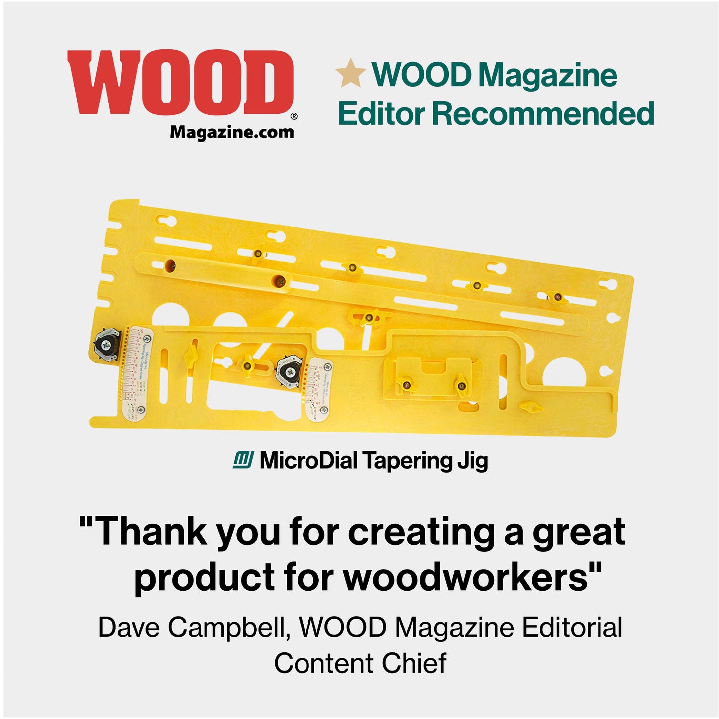 Microjig microdial taper jig