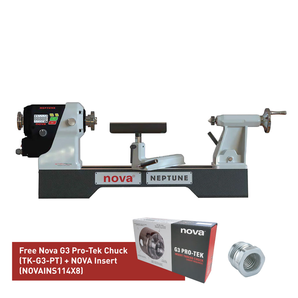 Nova Neptune 15" Benchtop DVR Lathe