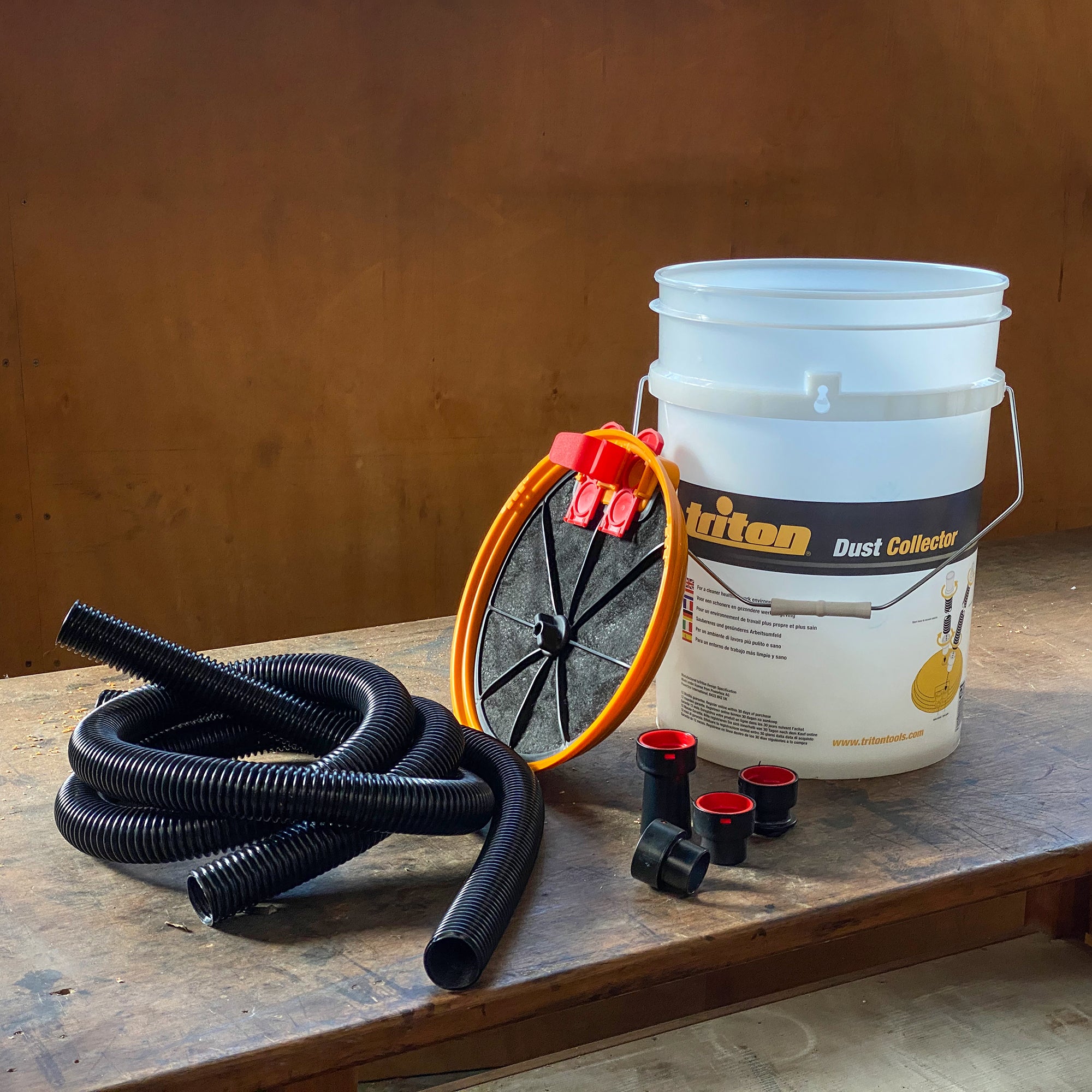 Buy Triton Dust Collection Bucket 23 Litre by TRITON online - Carbatec