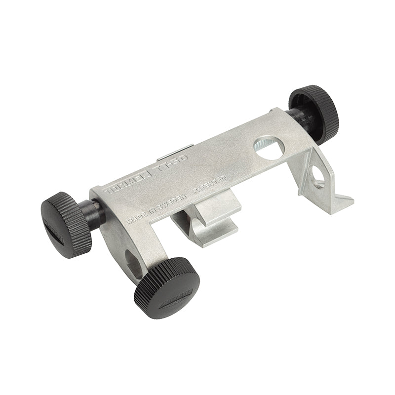 Tormek truing tool used to keep the grindstone perfectly round and flat.