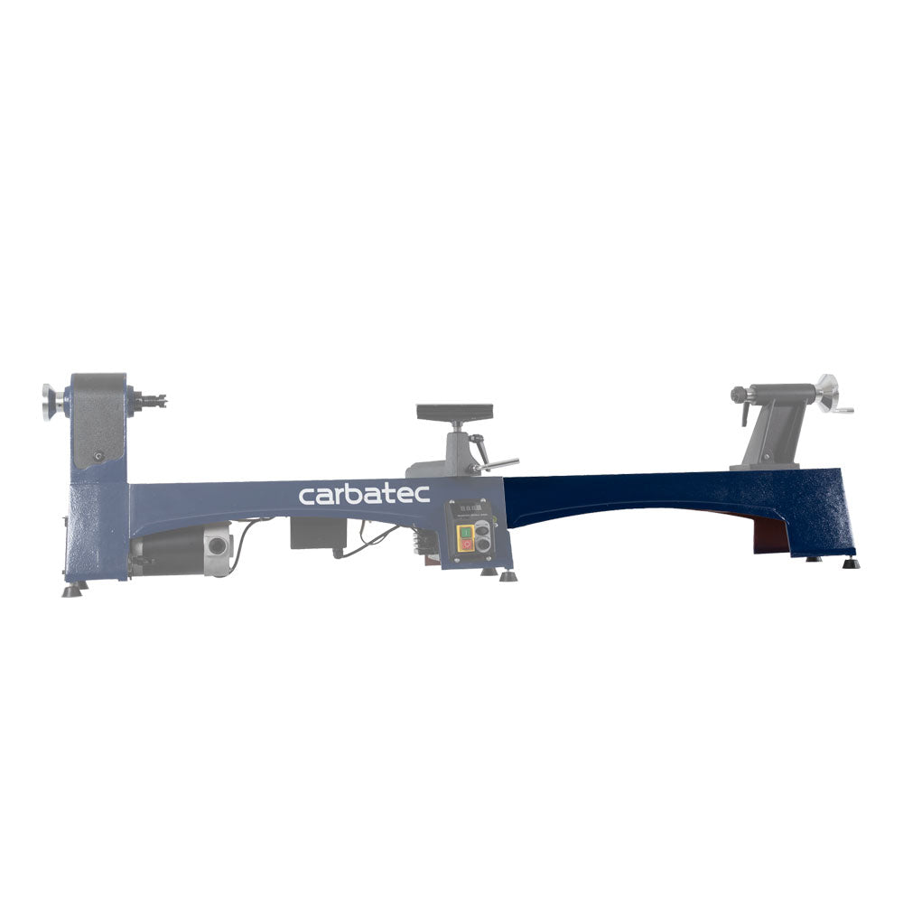 Carbatec 700mm Lathe Extension Bed to suit WL-B1220H