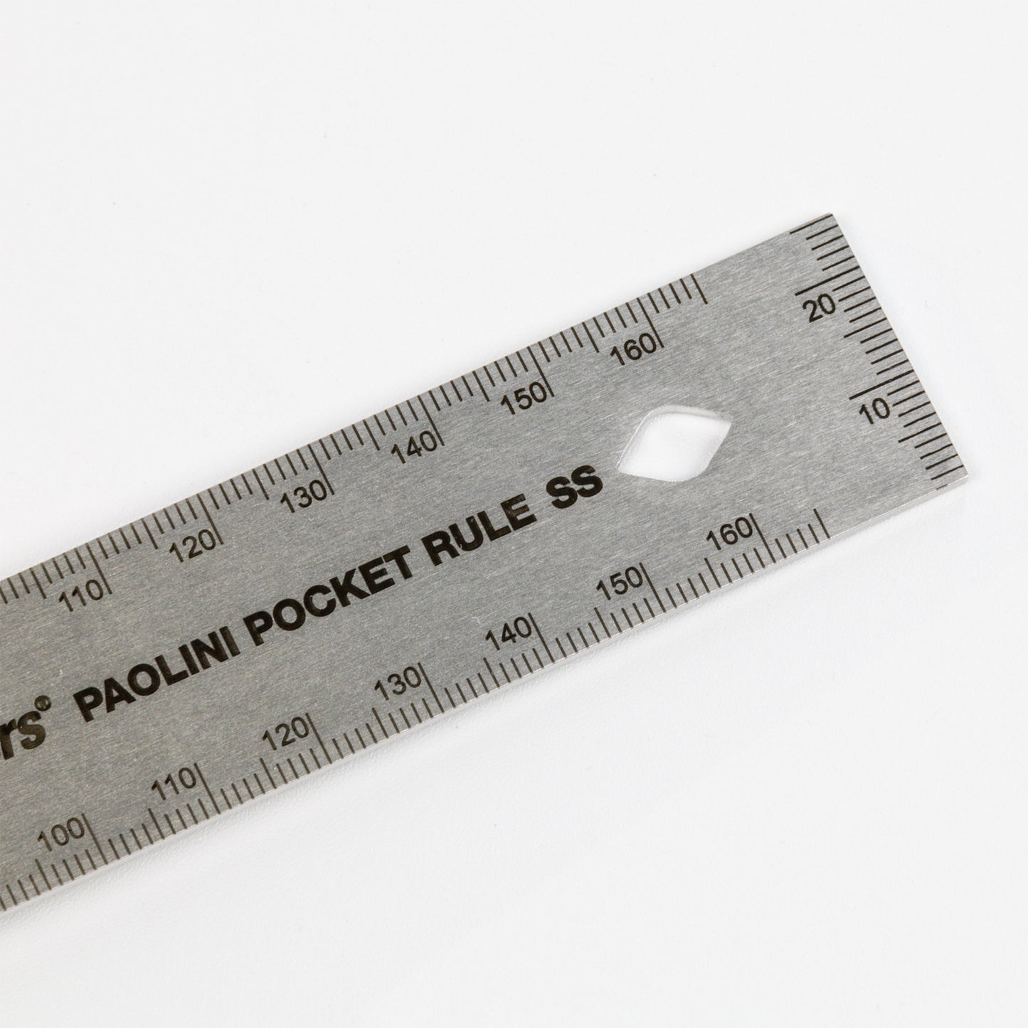 Woodpeckers Paolini Pocket Rule 150mm Stainless Steel PPRSS-150-19