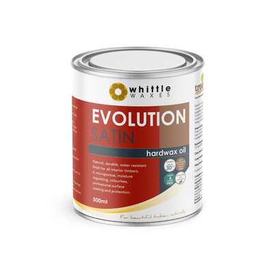 Whittle Waxes Satin Hardwax Oil - 0.5L