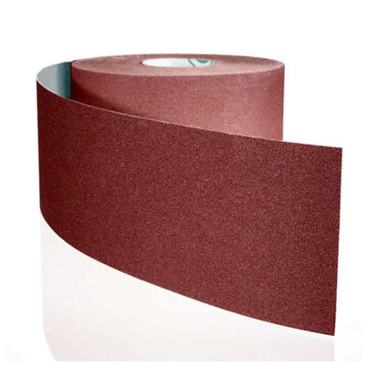 Hermes Cloth Back Resin Bonded Sandpaper Roll 101.6mm (4") x 25 meters - 80 Grit