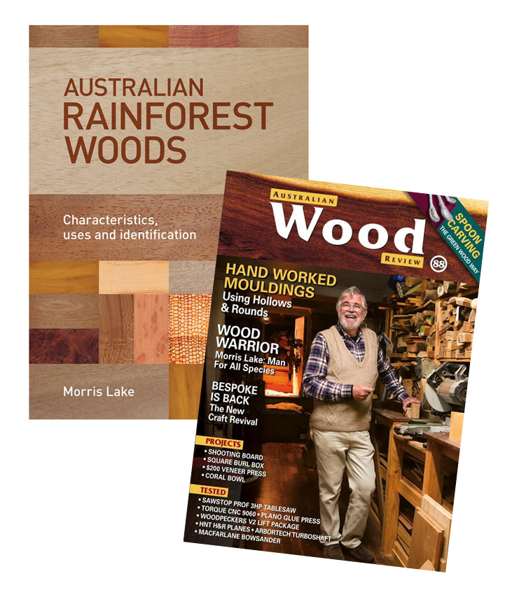 Morris Lake book launch: 'Australian Rainforest Woods'