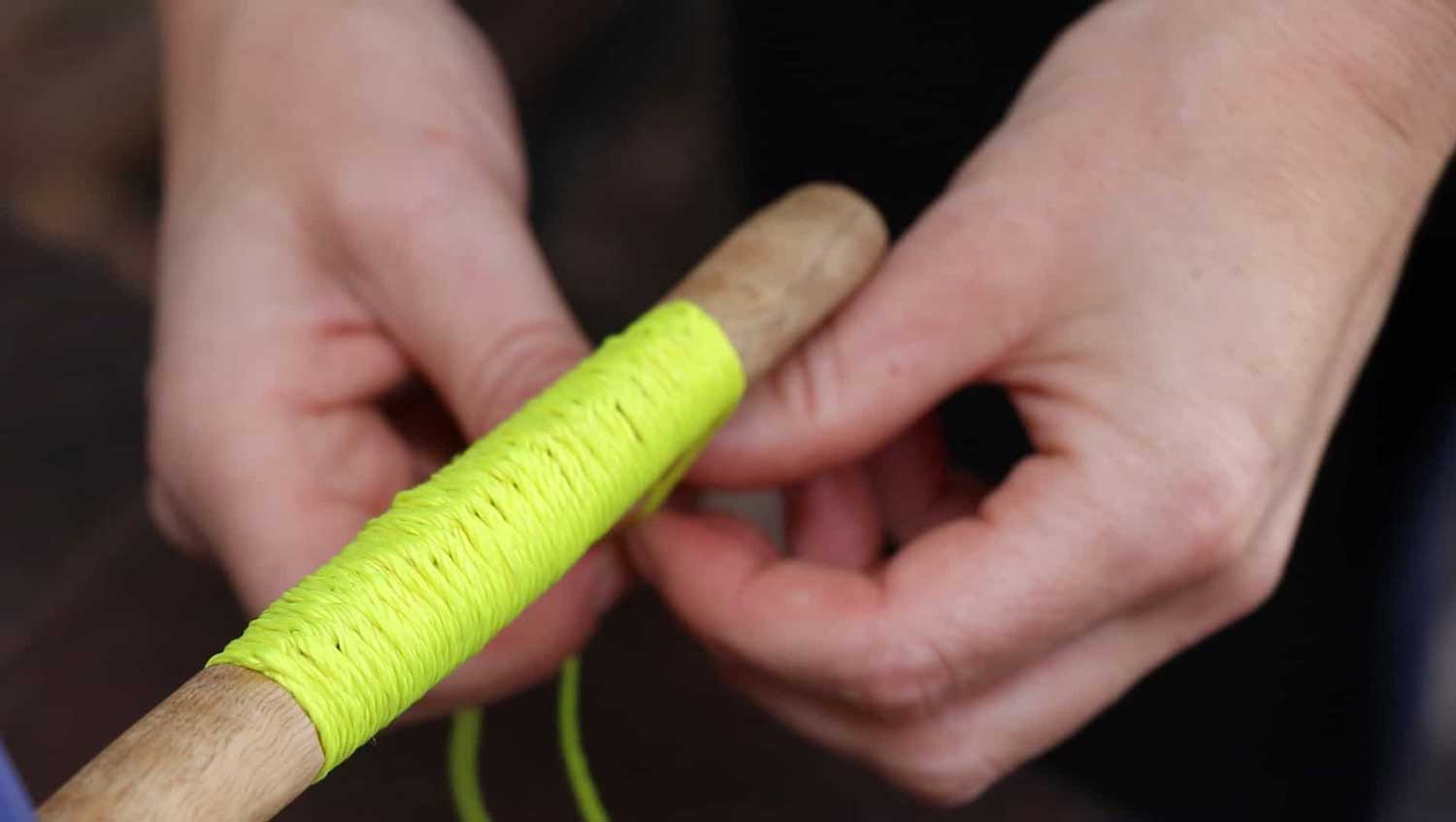 How to make your own salad servers - Step 8